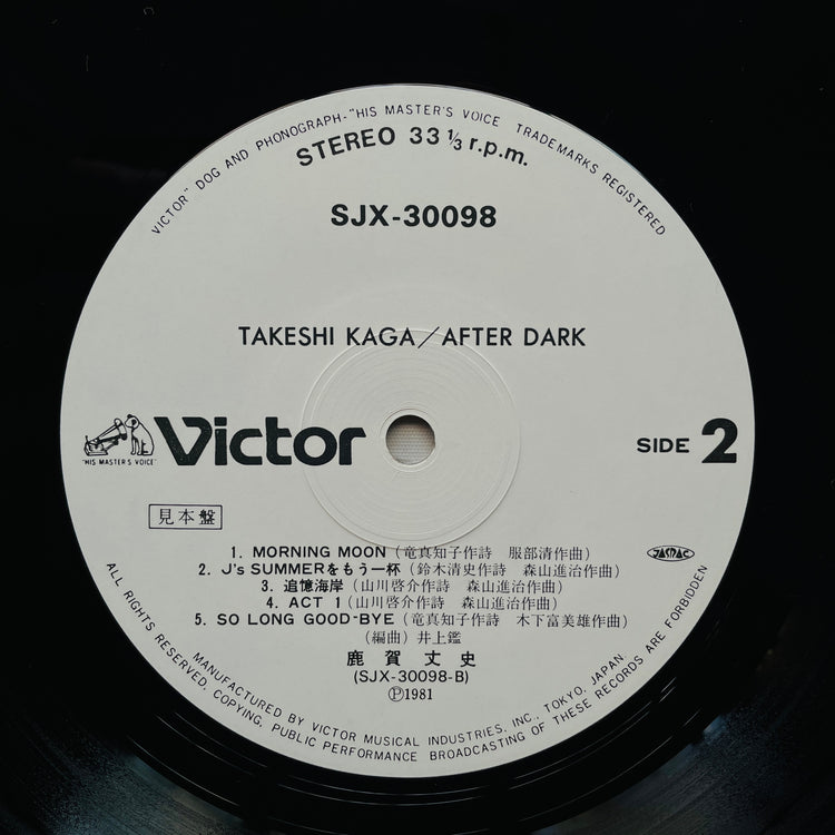 Takeshi Kaga – After Dark (Original, Promo)