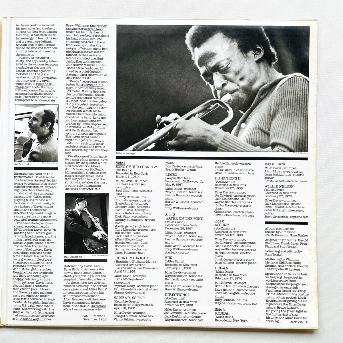 Miles Davis – Directions (Japanese Pressing, Promo)