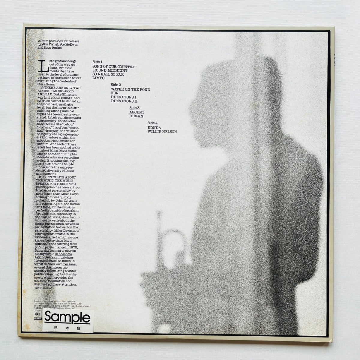 Miles Davis – Directions (Japanese Pressing, Promo)