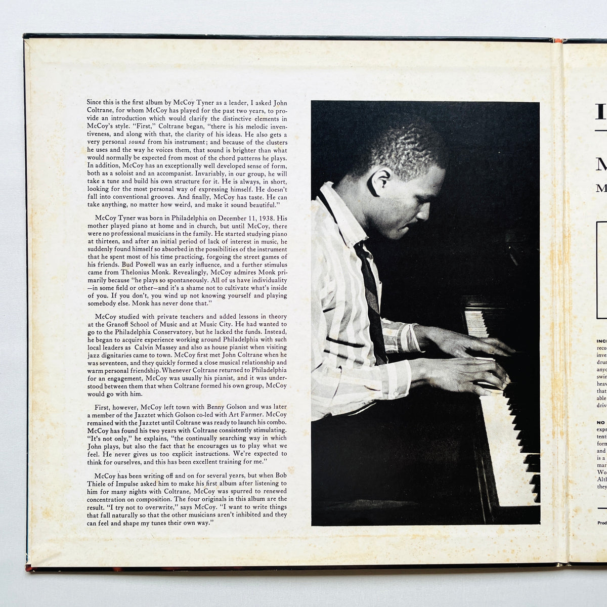 McCoy Tyner – Inception (Japanese Pressing, Promo)
