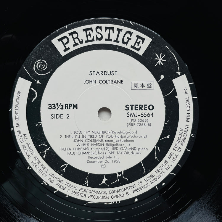 John Coltrane – Stardust (Japanese Pressing, Stereo, Promo)