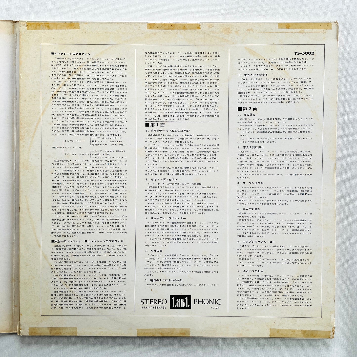 Koichi Oki - Swingin' Electone! (Original) - Portal Records