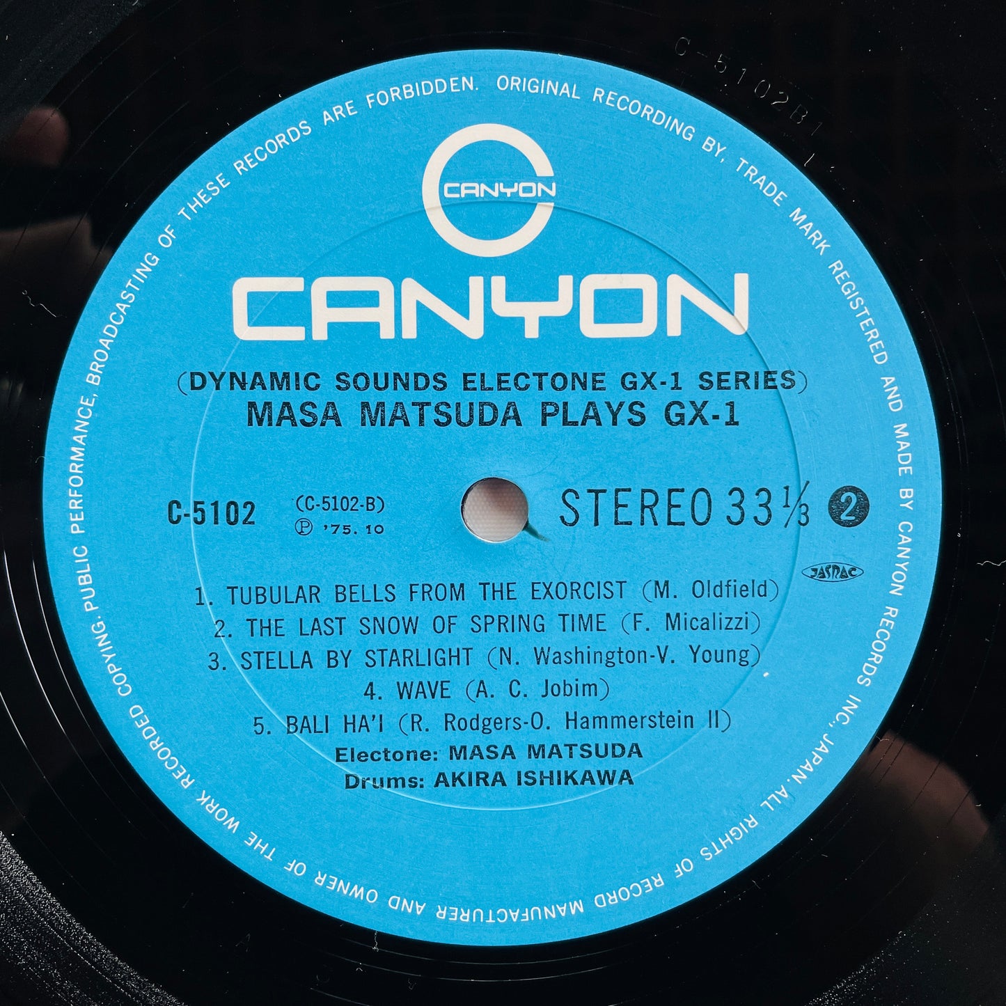 Masa Matsuda - Plays GX-1 (Original)