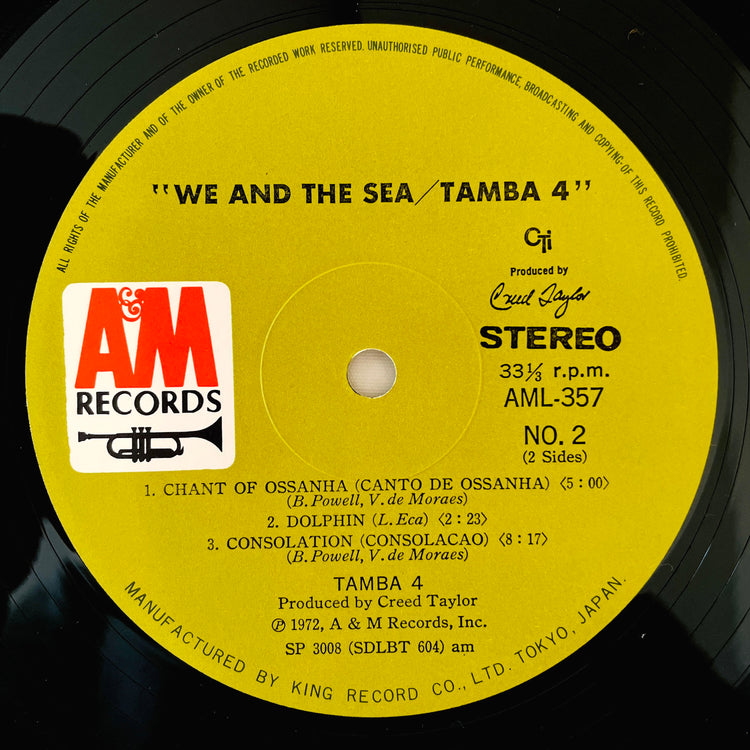 Tamba 4 – We And The Sea (Japanese Press) - Portal Records