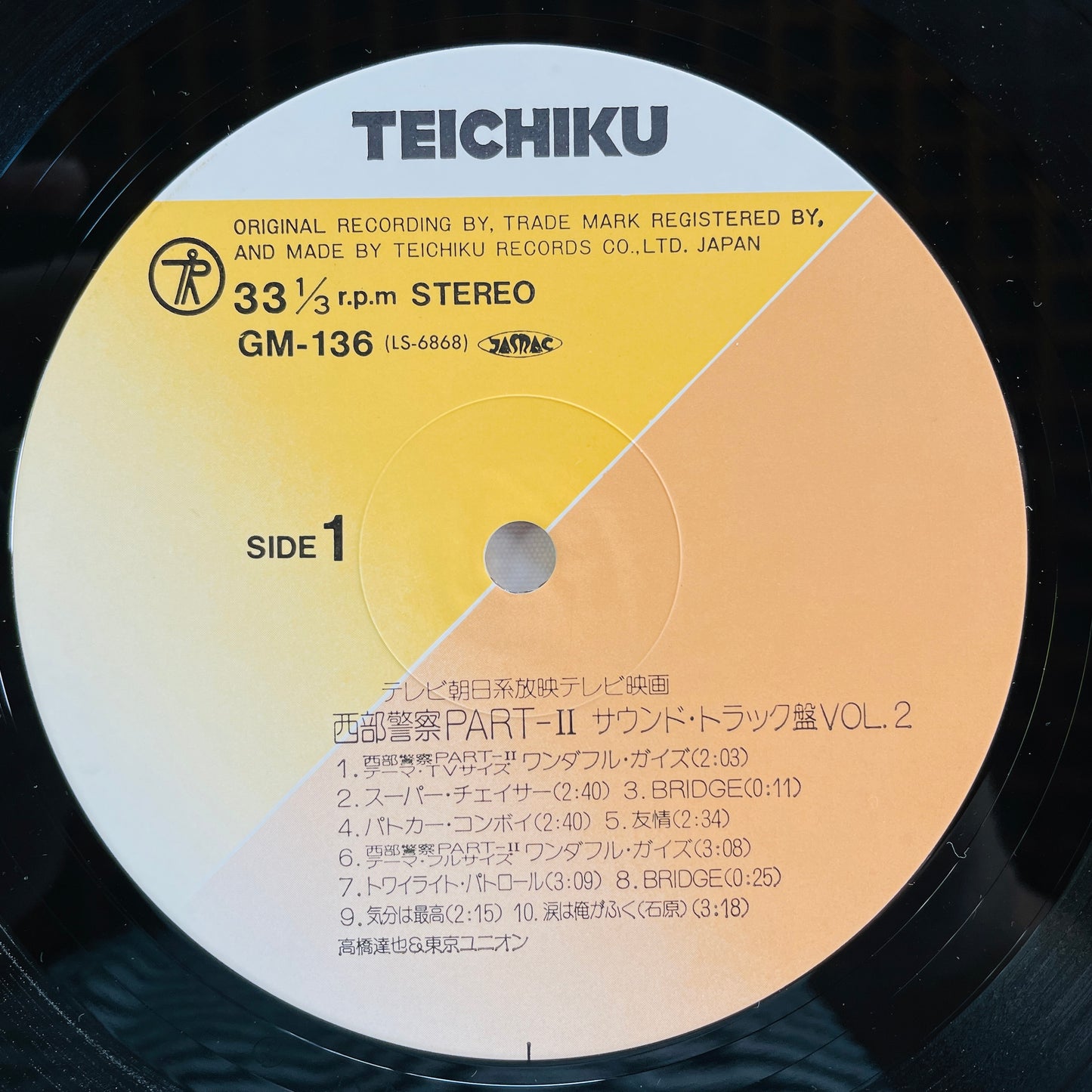 Tatsuya Takahashi & Tokyo Union - Seibu Keisatsu Part II Vol.2 (Original)
