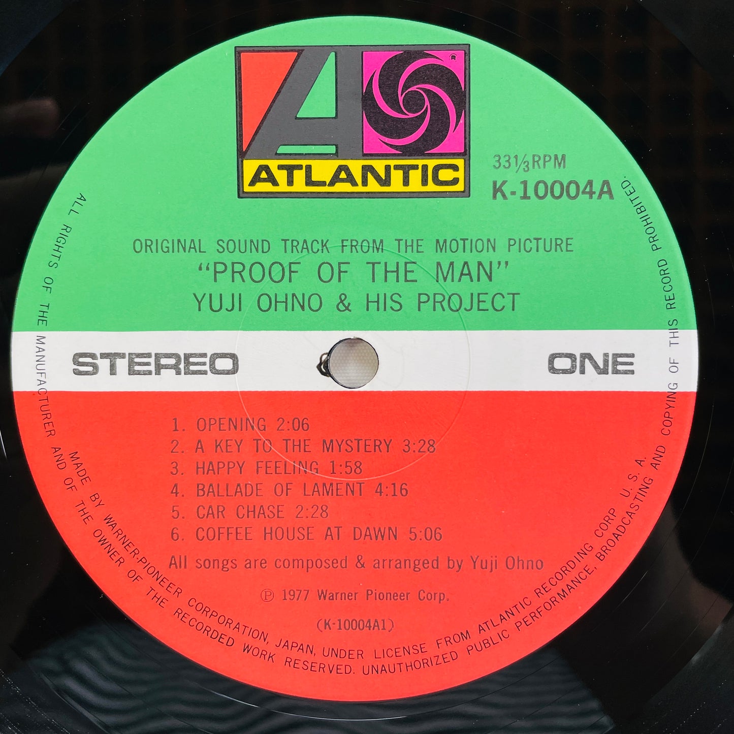 Yuji Ohno & His Project - Proof Of The Man (Original)