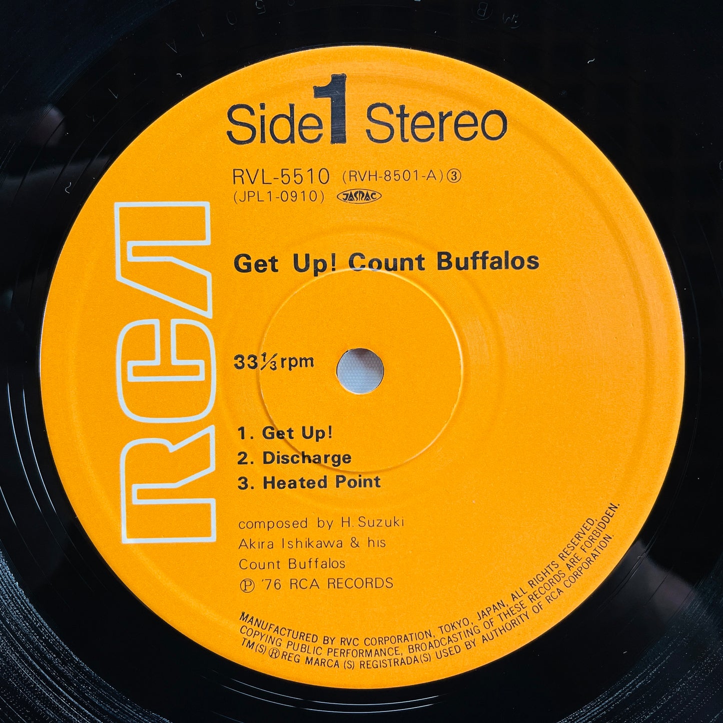 Akira Ishikawa & His Count Buffalos – Get Up! (2nd Pressing)