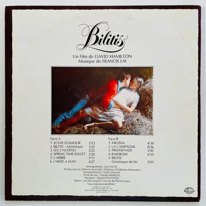 Francis Lai – Bilitis Original Soundtrack (Japanese Pressing)