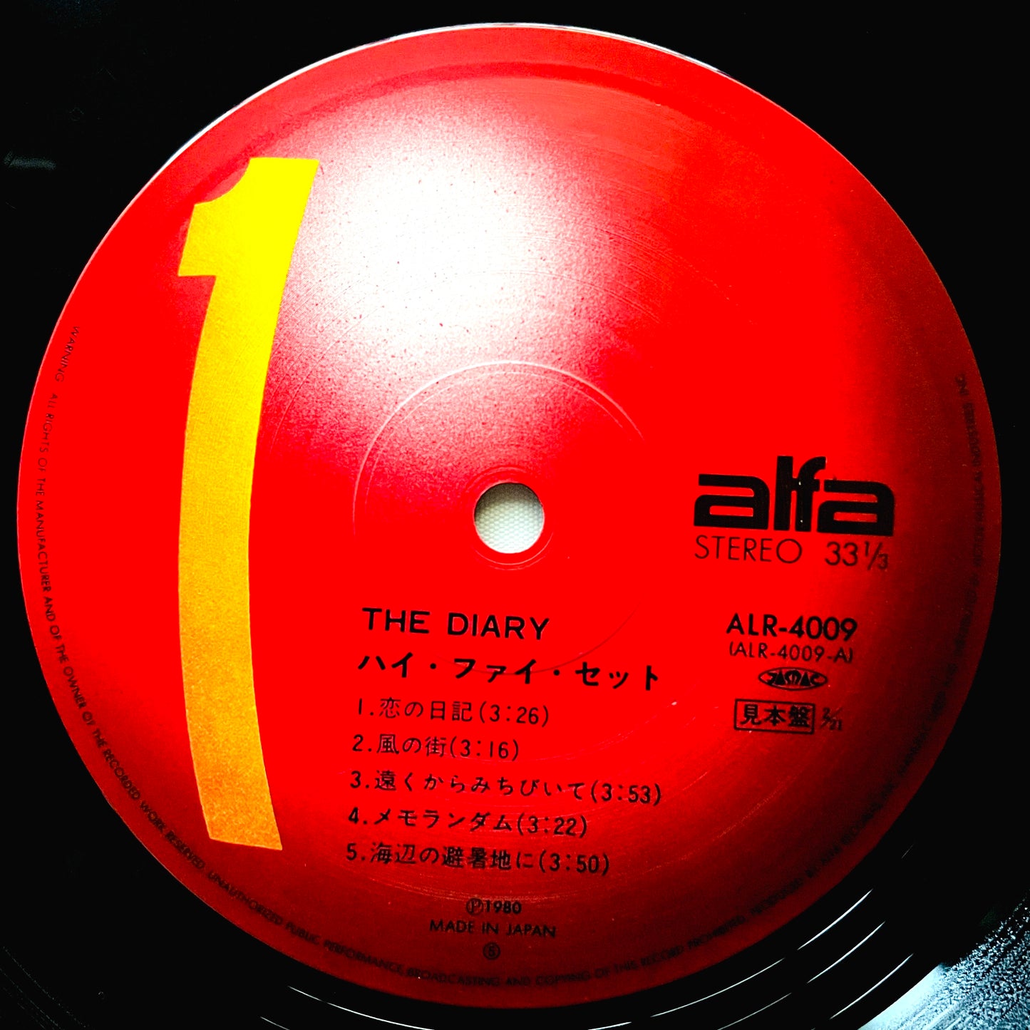 Hi-Fi Set – The Diary