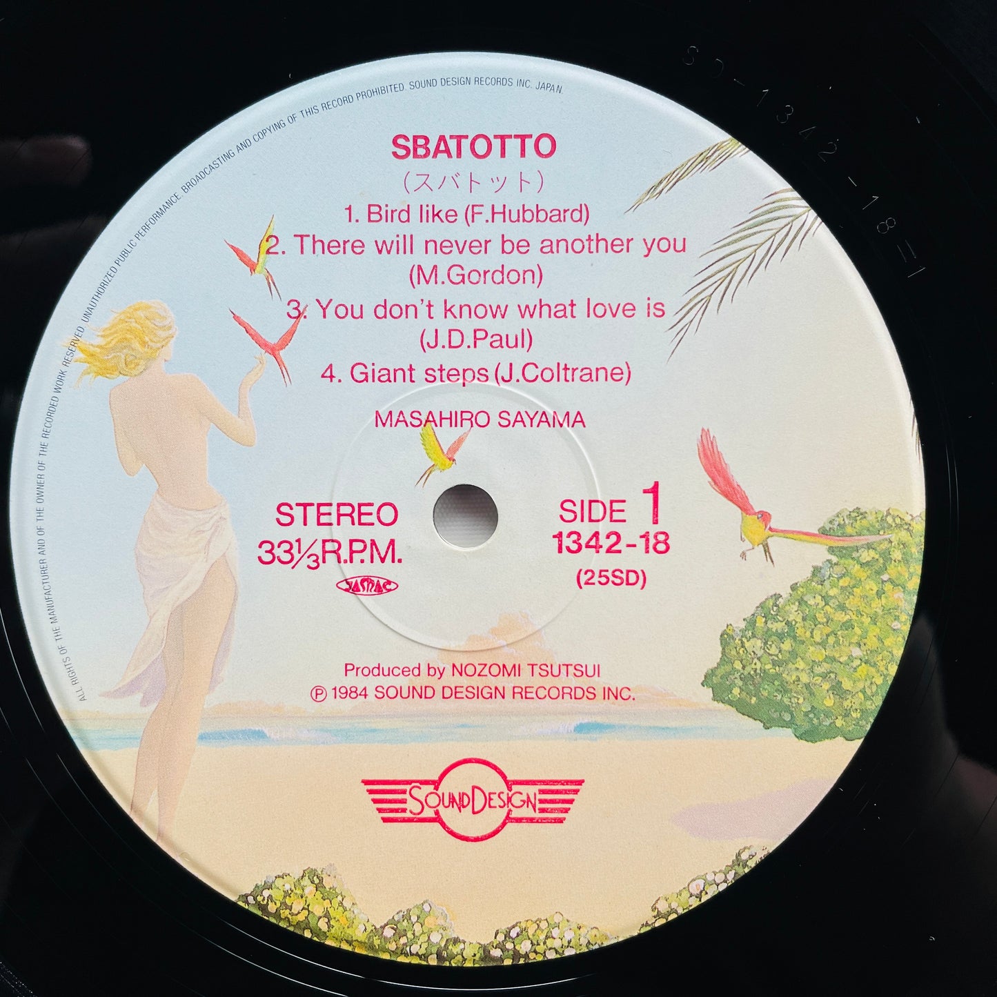Masahiro Sayama – Sbatotto (Original) - Portal Records