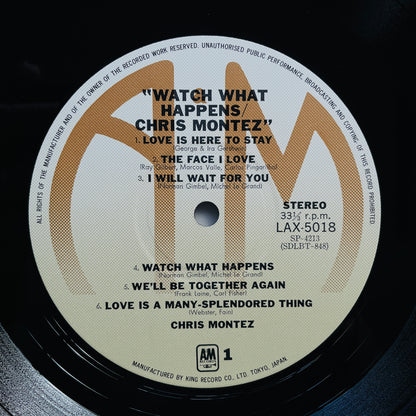 Chris Montez – Watch What Happens (Japanese Pressing)