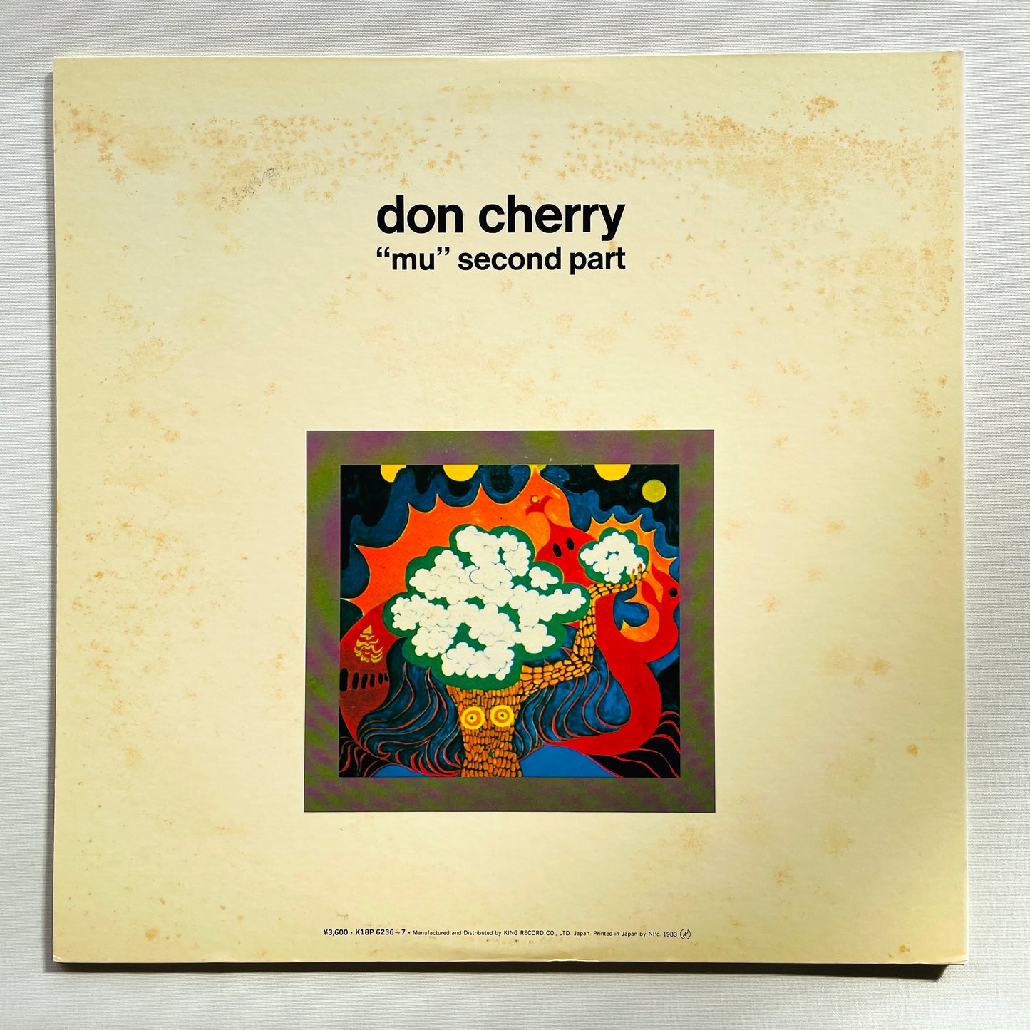 Don Cherry – "Mu" First Part / "Mu" Second Part (Japanese Pressing)