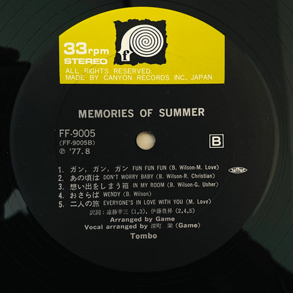 Tombo – Memories Of Summer (Original)