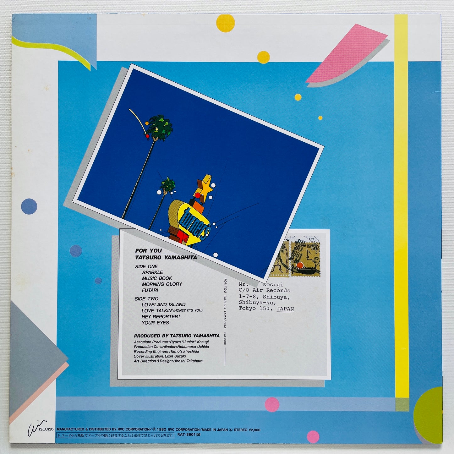 Tatsuro Yamashita - For You (Original)