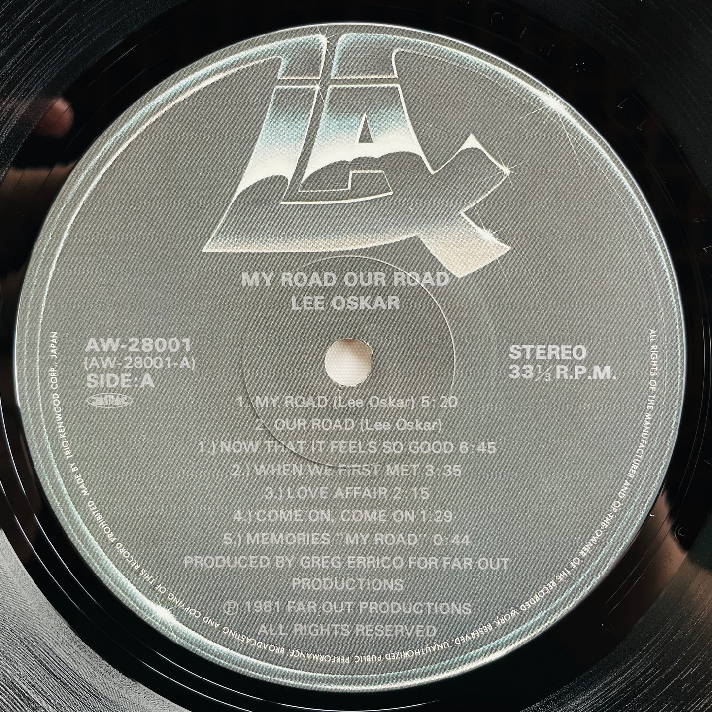 Lee Oskar - My Road Our Road (Japanese Pressing) - Portal Records