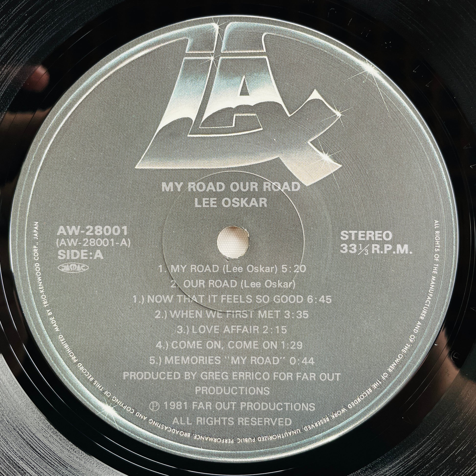 Lee Oskar - My Road Our Road (Japanese Pressing) - Portal Records