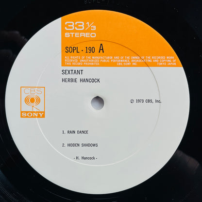 Herbie Hancock – Sextant (Japanese Pressing) - Portal Records