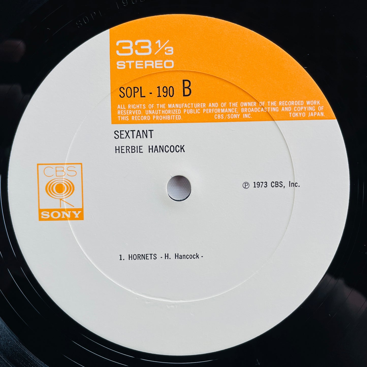 Herbie Hancock – Sextant (Japanese Pressing) - Portal Records