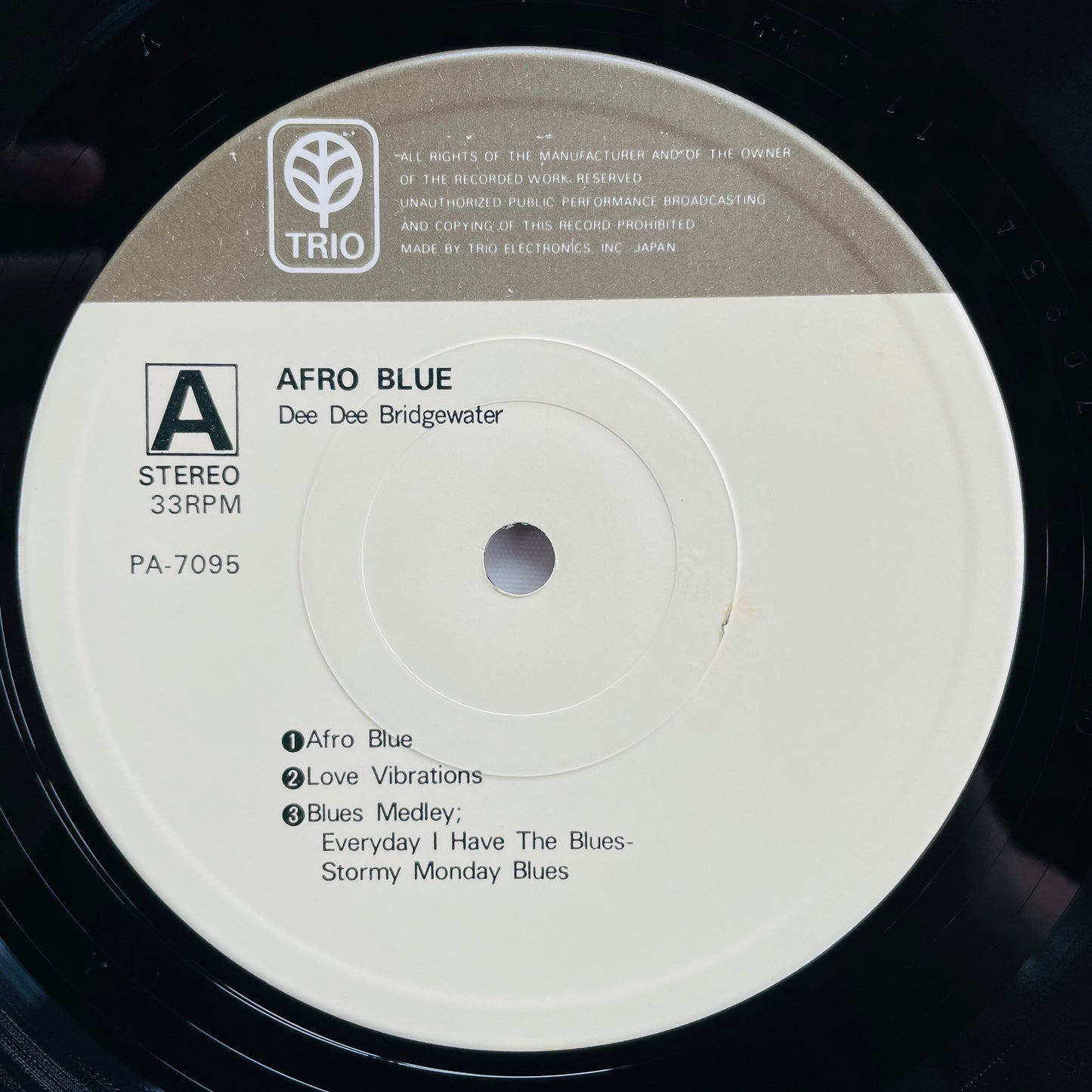 Dee Dee Bridgewater - Afro Blue (2ns Pressing) - Portal Records