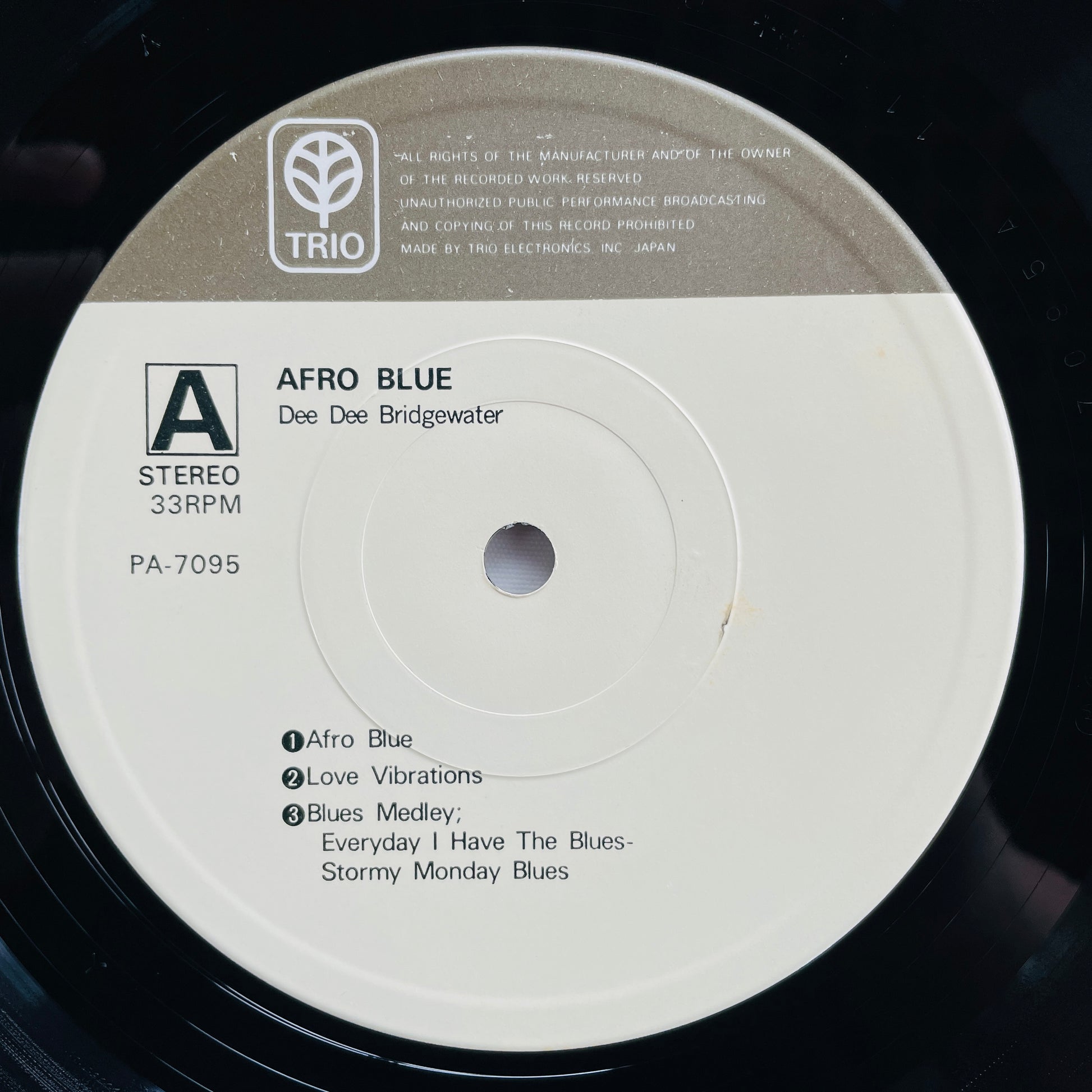Dee Dee Bridgewater - Afro Blue (2ns Pressing) - Portal Records