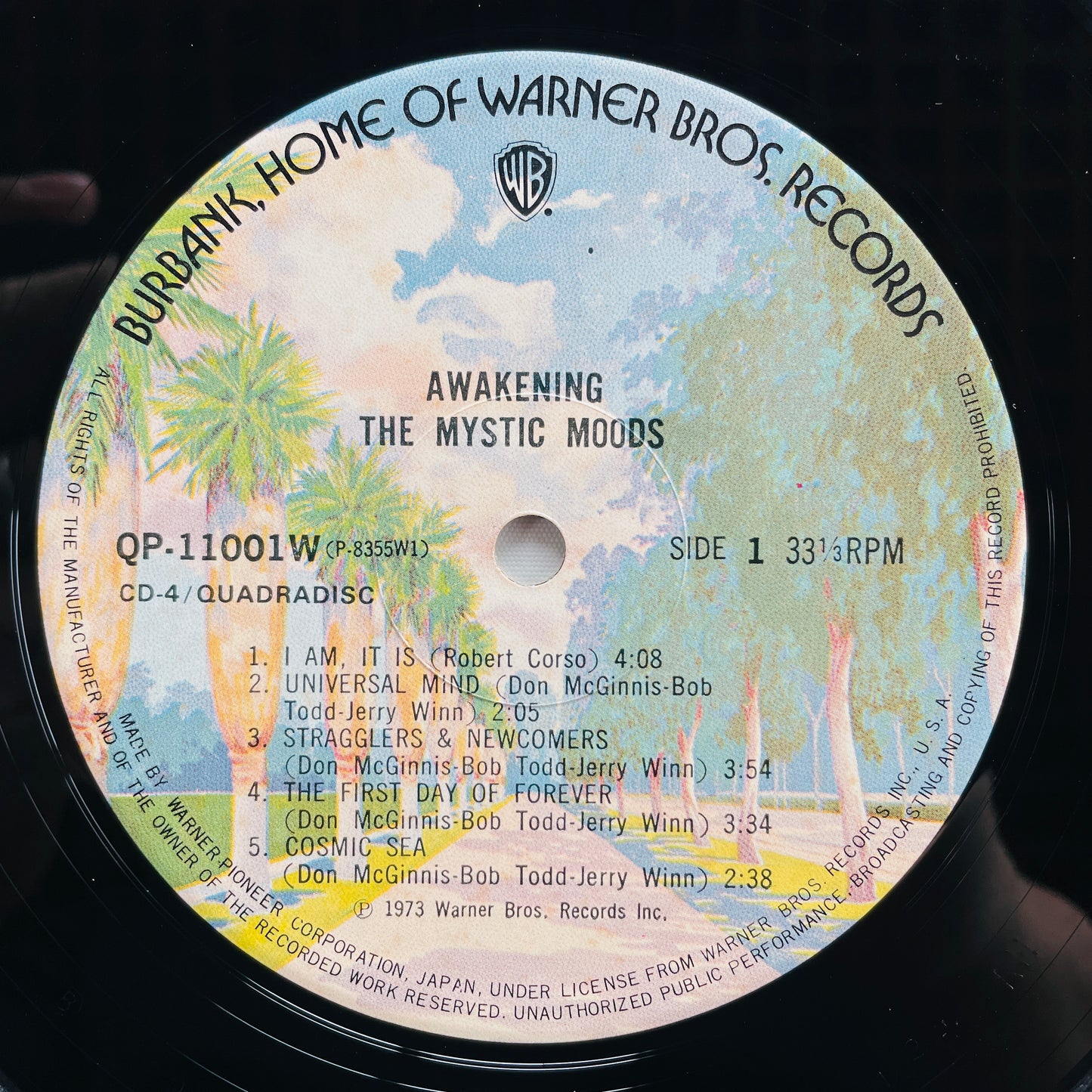 The Mystic Moods – Awakening (Japanese Pressing, Quadraphonic) - Portal Records