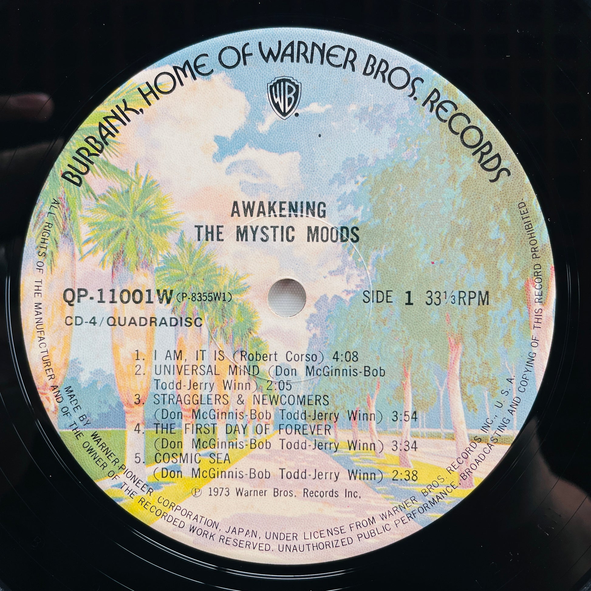 The Mystic Moods – Awakening (Japanese Pressing, Quadraphonic) - Portal Records
