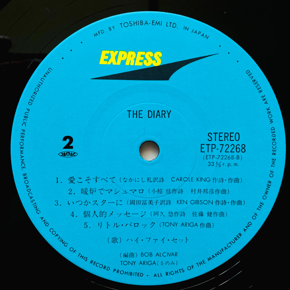 Hi-Fi Set – The Diary - Portal Records