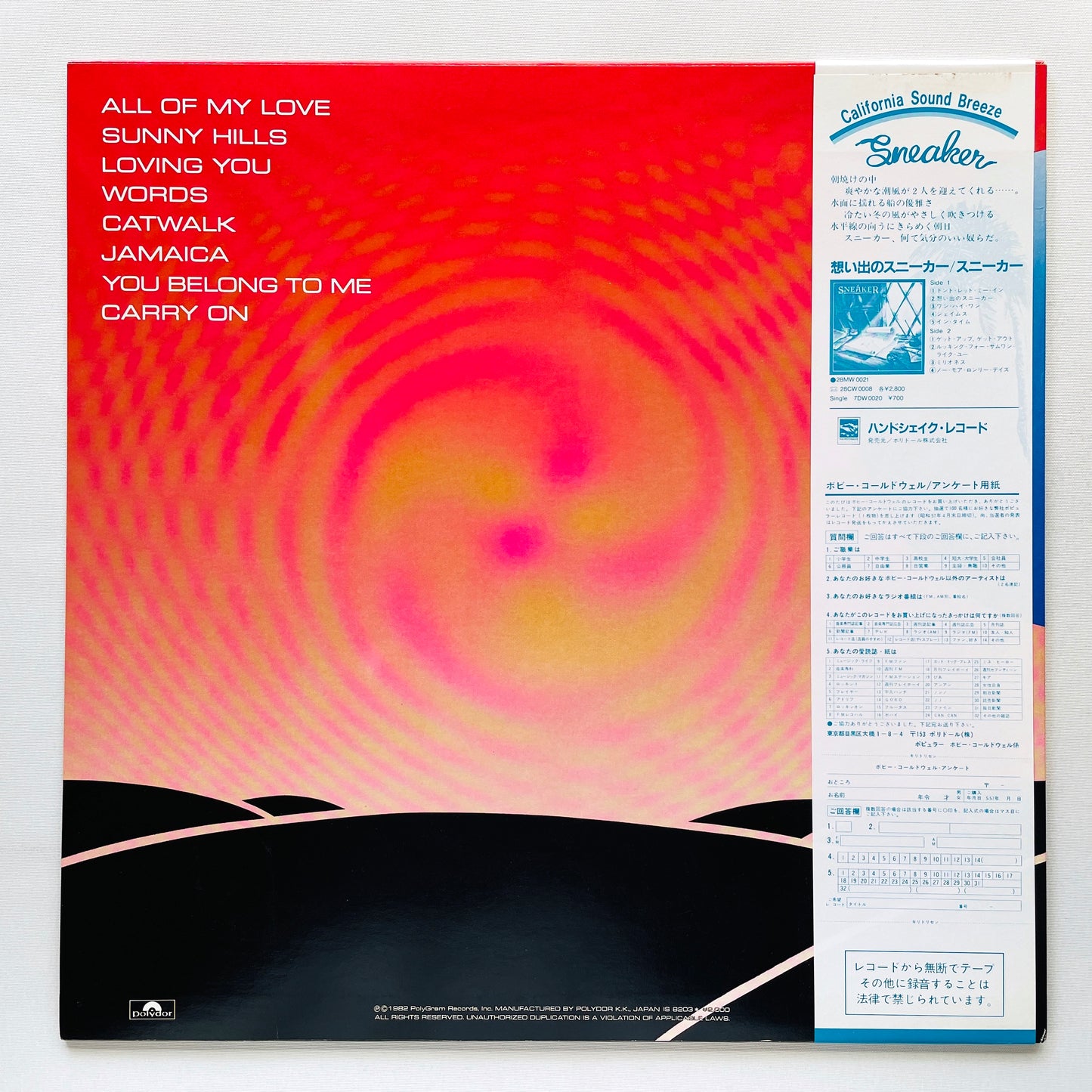 Bobby Caldwell – Carry On (Japanese Pressing)