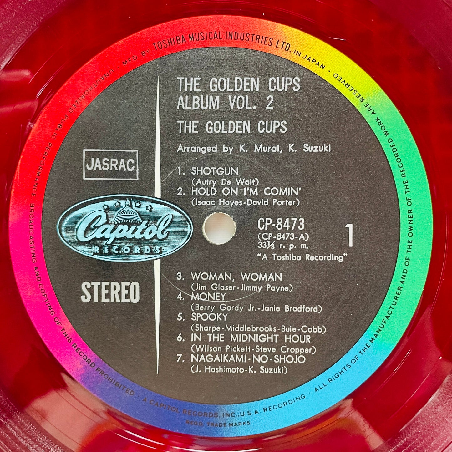 The Golden Cups – Album Vol. 2 (Original, Red Vinyl)
