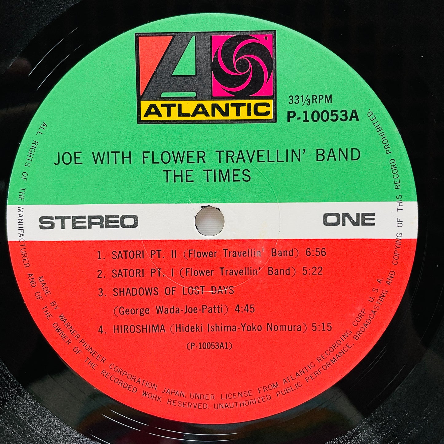 Joe With Flower Travellin' Band – The Times (Original)
