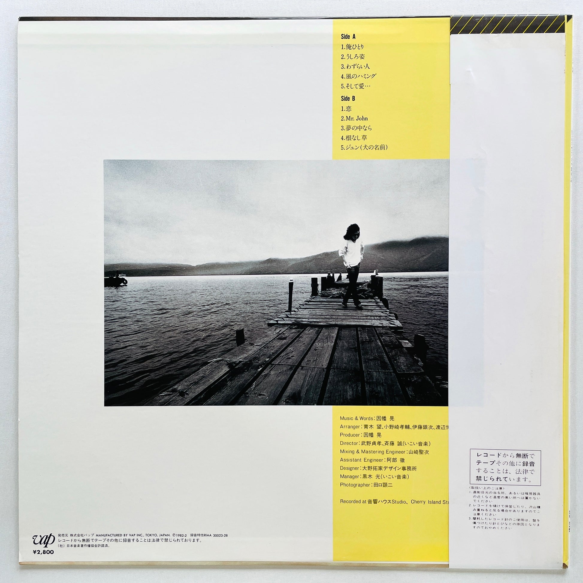 Akira Inaba - Watashi niwa Anata ga Aru (Original) - Portal Records