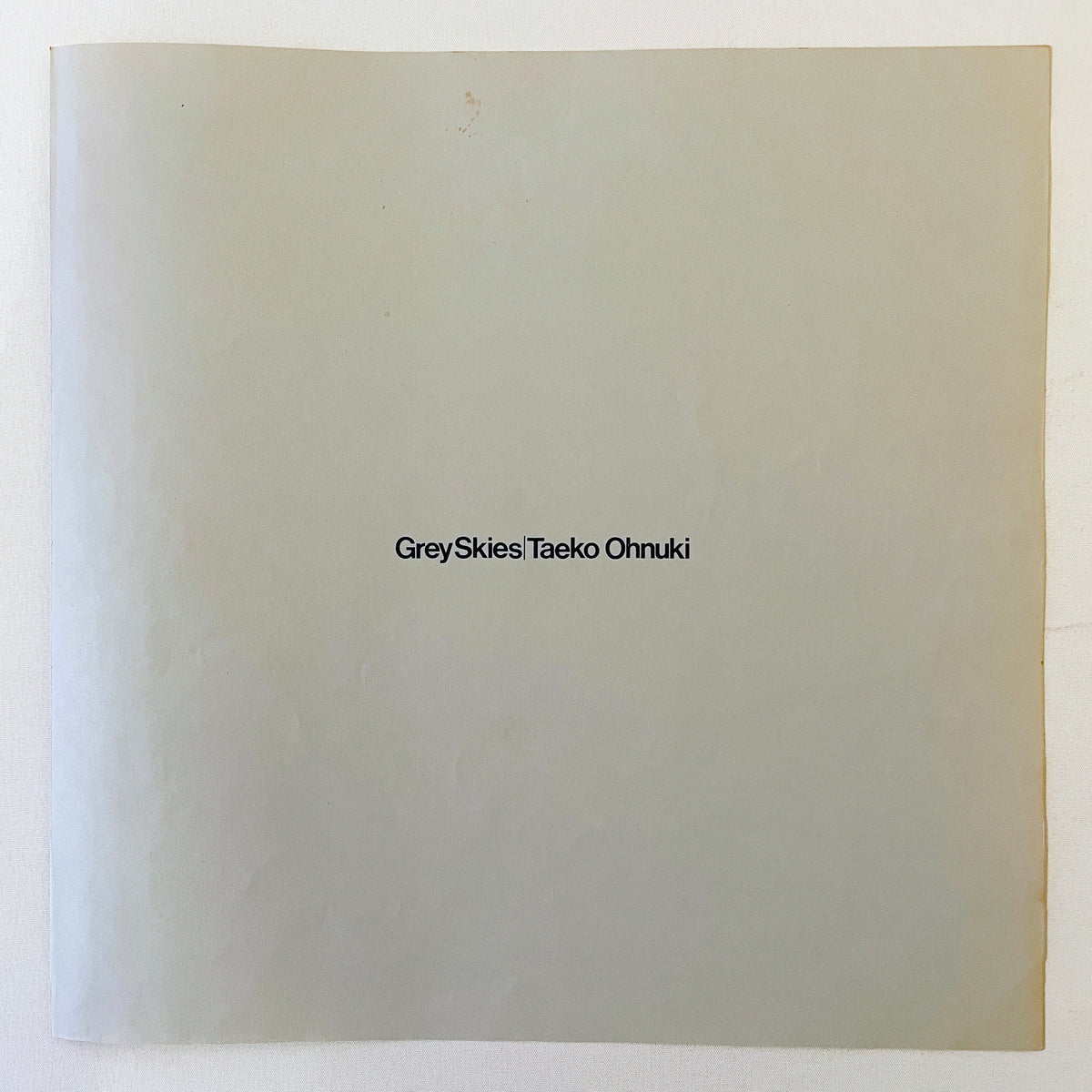 Taeko Ohnuki – Grey Skies (Original) - Portal Records