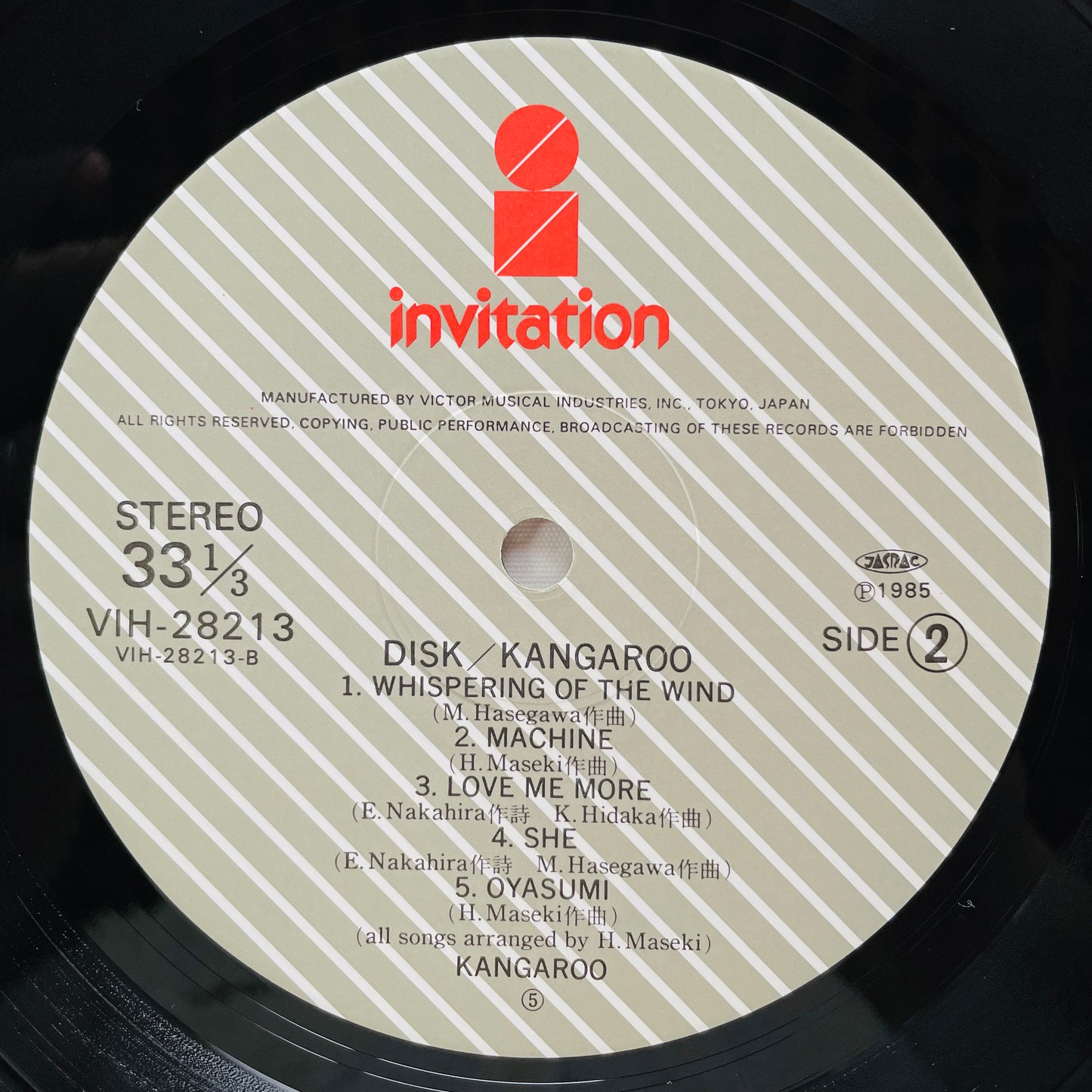Kangaroo – Disk (Original) - Portal Records