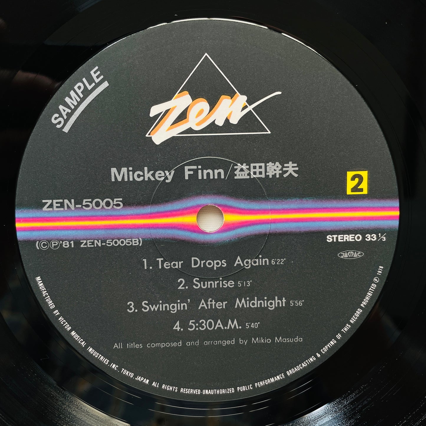 Mikio Masuda – Mickey Finn (Original, Promo)