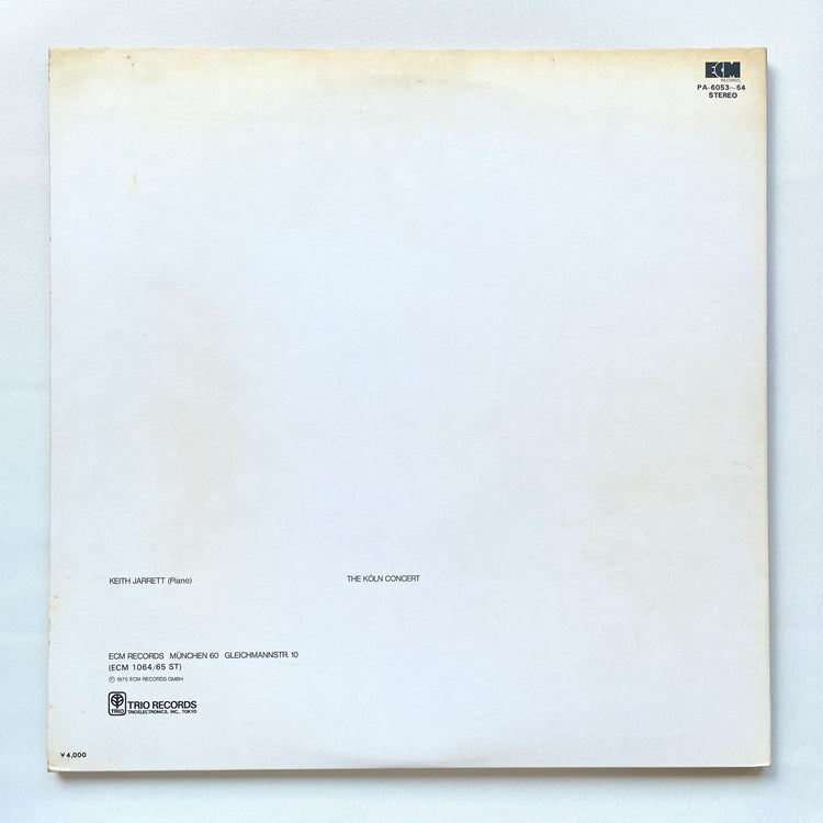 Keith Jarrett - The Köln Concert (Japanese Pressing)