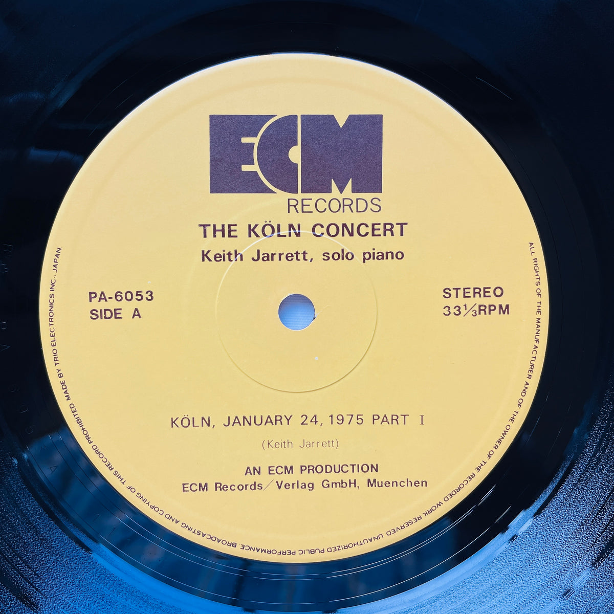 Keith Jarrett - The Köln Concert (Japanese Pressing)
