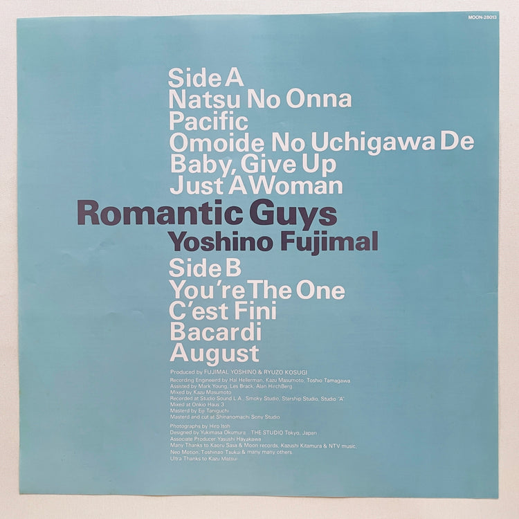 Fujimaru Yoshino – Romantic Guys (Original) - Portal Records