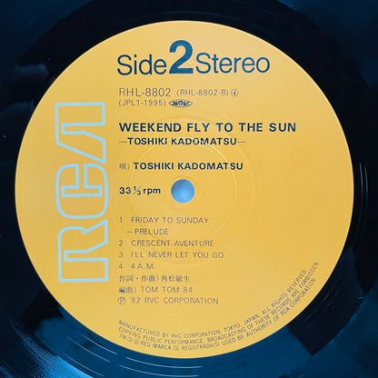 Toshiki Kadomatsu - Weekend Fly To The Sun (Original) - Portal Records