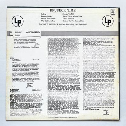 Dave Brubeck – Brubeck Time (Japanese Pressing, Promo)