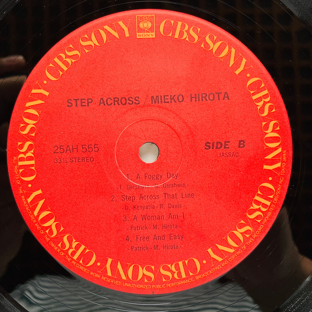 Mieko Hirota – Step Across (Original) - Portal Records