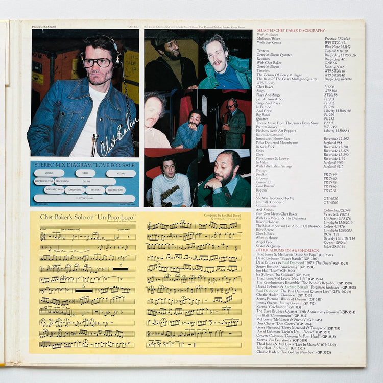Chet Baker – You Can't Go Home Again (Japanese Pressing, Promo)
