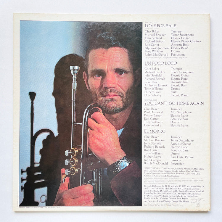 Chet Baker – You Can't Go Home Again (Japanese Pressing, Promo)