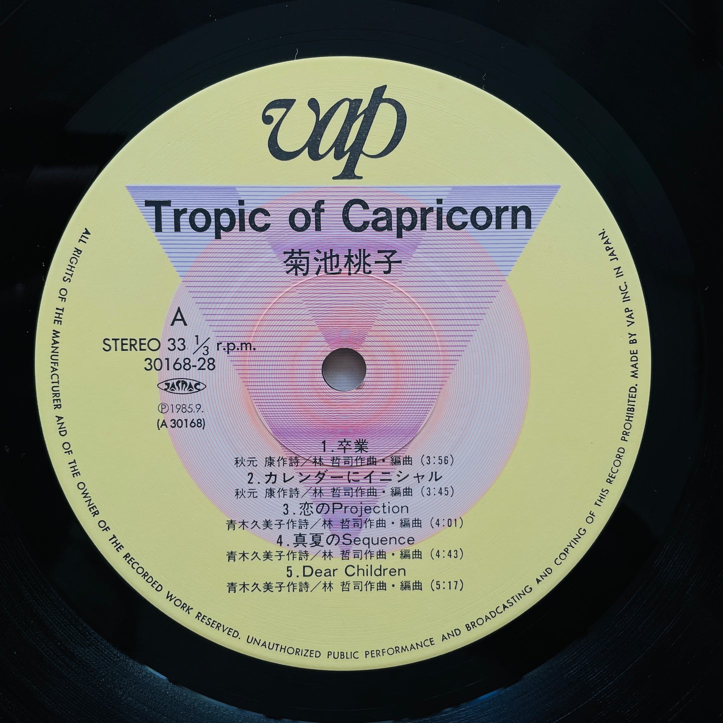 Momoko Kikuchi - Tropic Of Capricorn (Original)