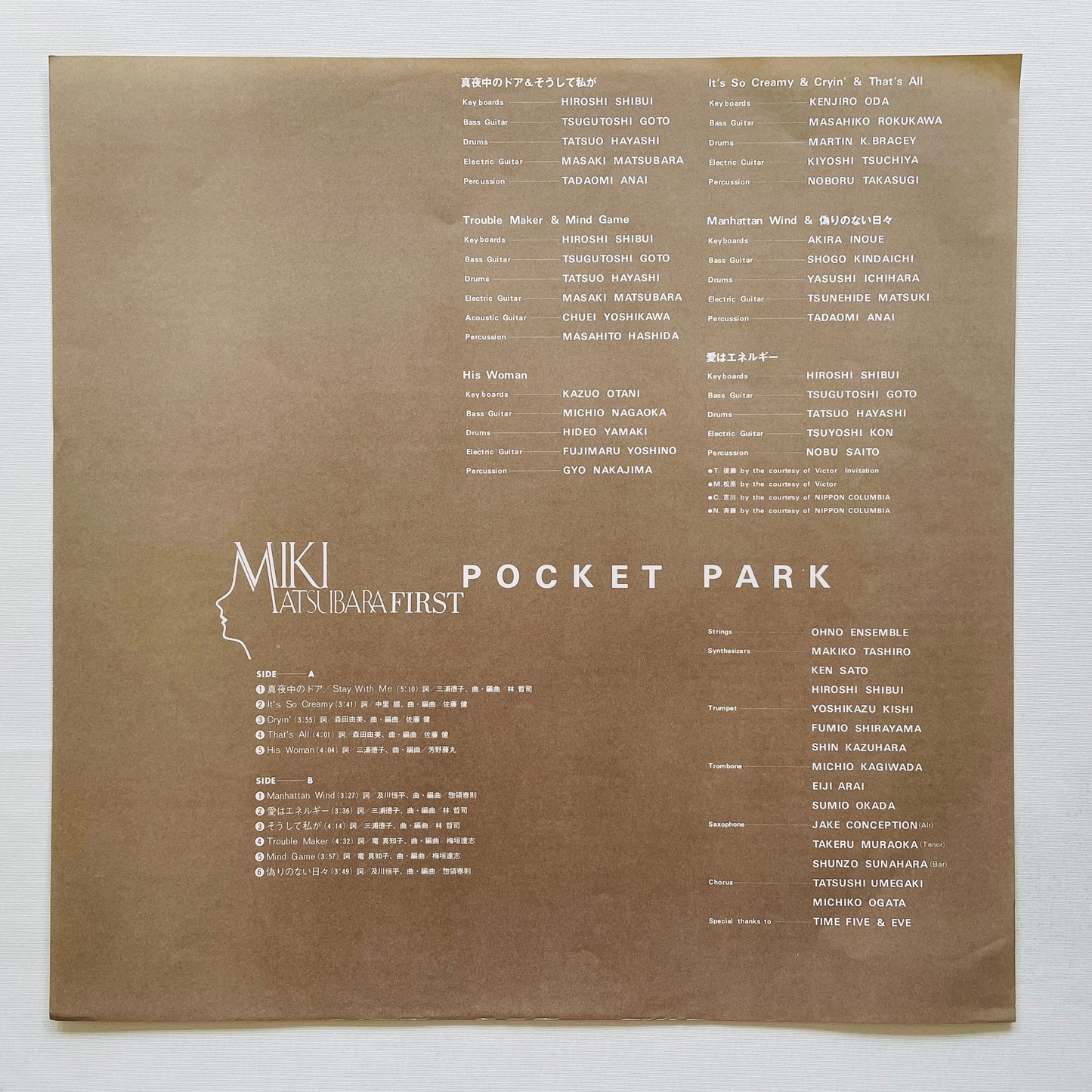 Miki Matsubara - Pocket Park (Original, w/Poster)