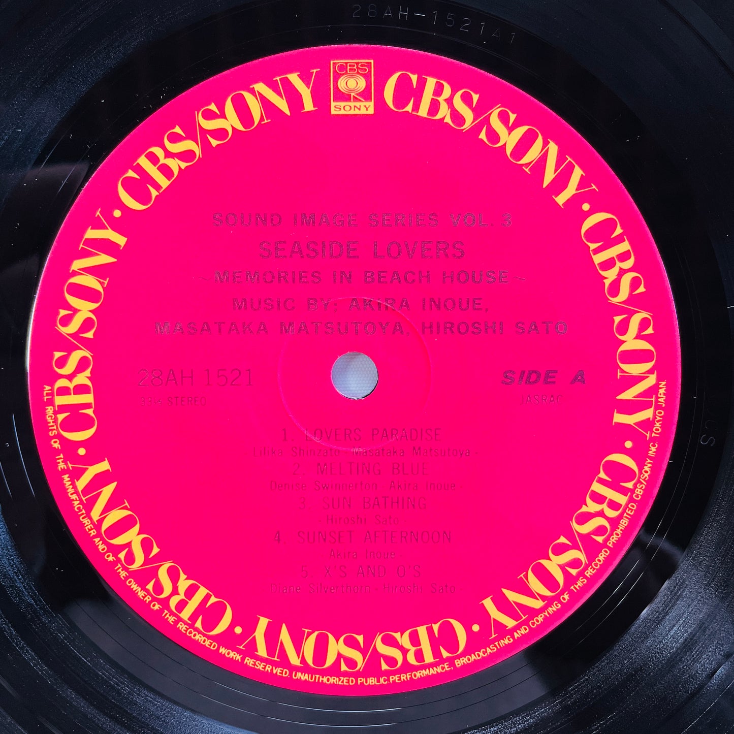 Hiroshi Satoh, Akira Inoue, Masataka Matsutoya - Seaside Lovers (Original, w/Poster)