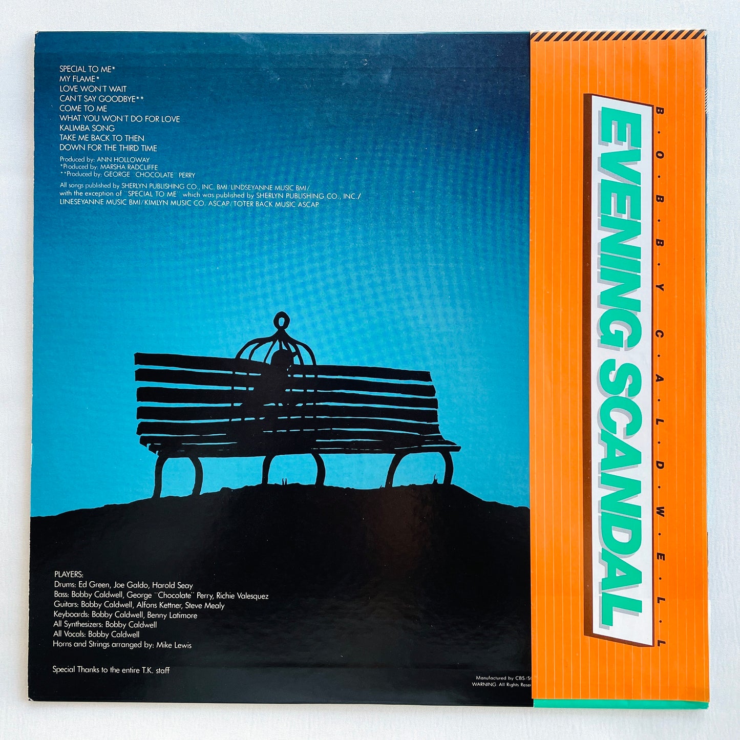 Bobby Caldwell - Self Titled (Japanese Pressing, w/Promo Flyer)