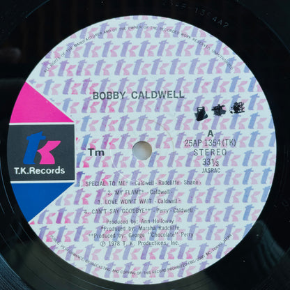 Bobby Caldwell - Self Titled (Japanese Pressing, w/Promo Flyer)