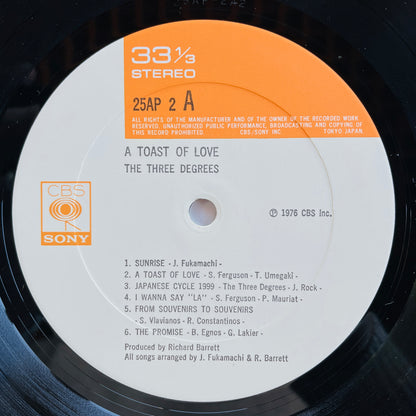 The Three Degrees – A Toast Of Love (Original)