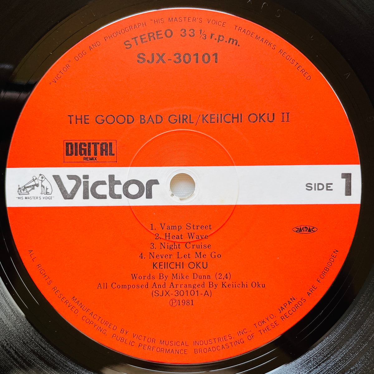 Keiichi Oku – The Good Bad Girl (Original) - Portal Records