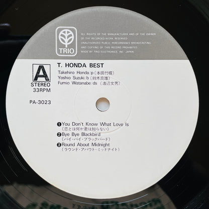 Takehiro Honda - T. Honda Best (Original) - Portal Records